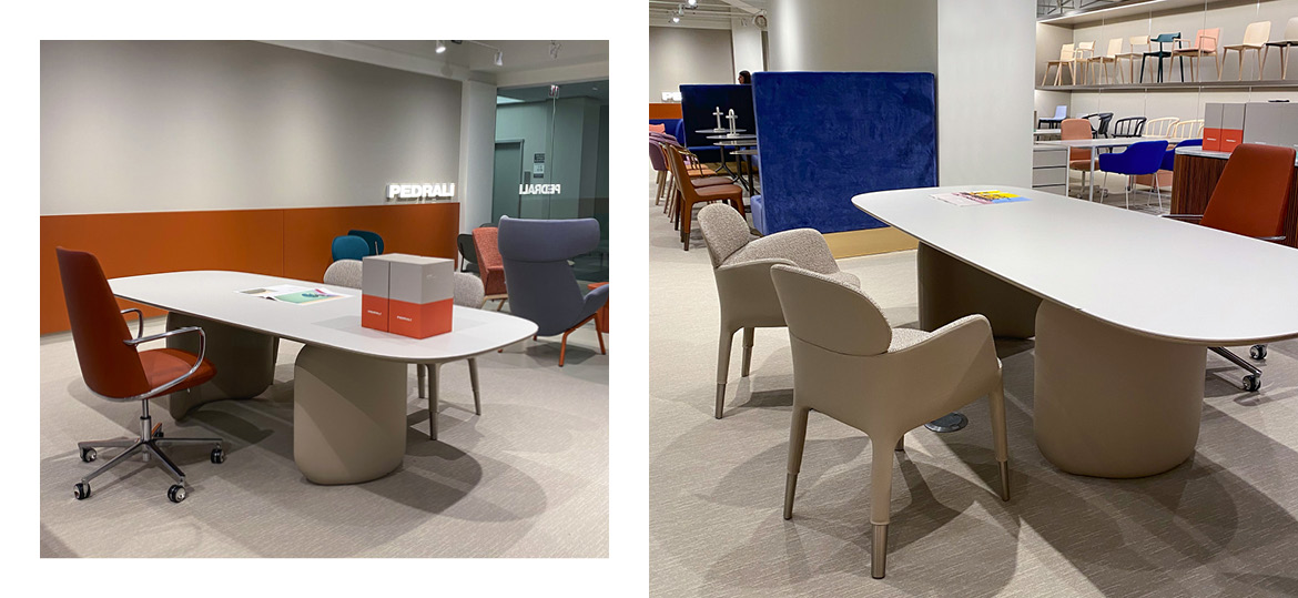 pedrali collections staged at neocon 2022